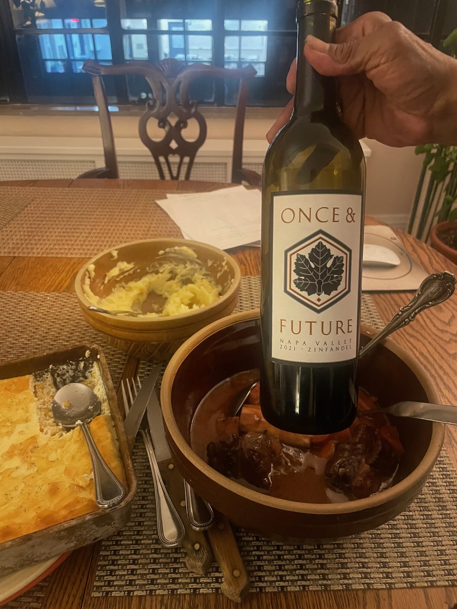 Once and future with short ribs rotated